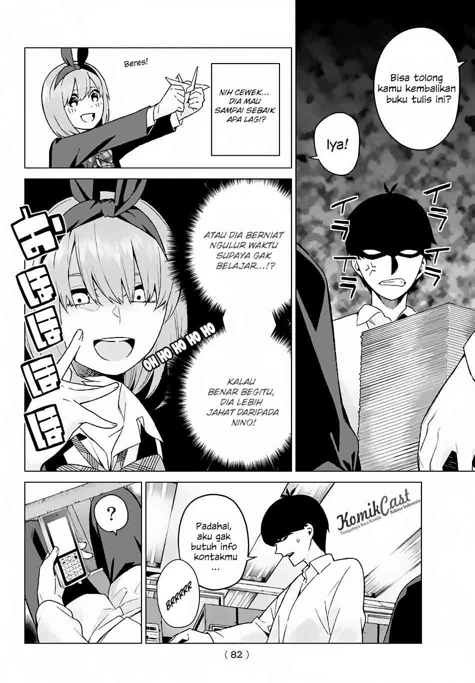 Go-toubun no Hanayome Chapter 13 - halaman 7
