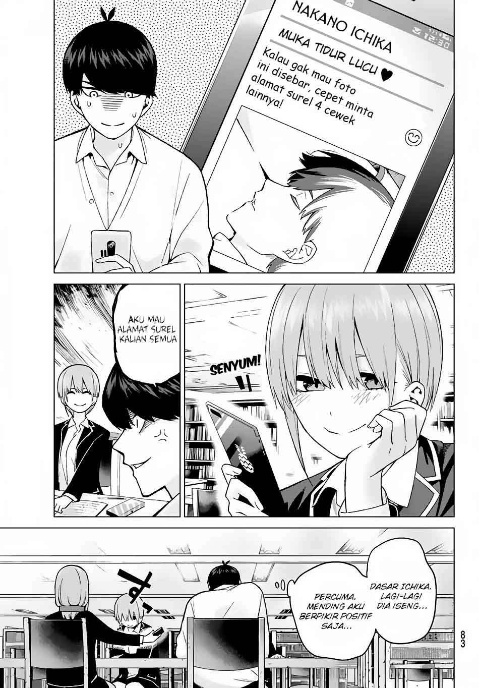 Go-toubun no Hanayome Chapter 13 - halaman 8