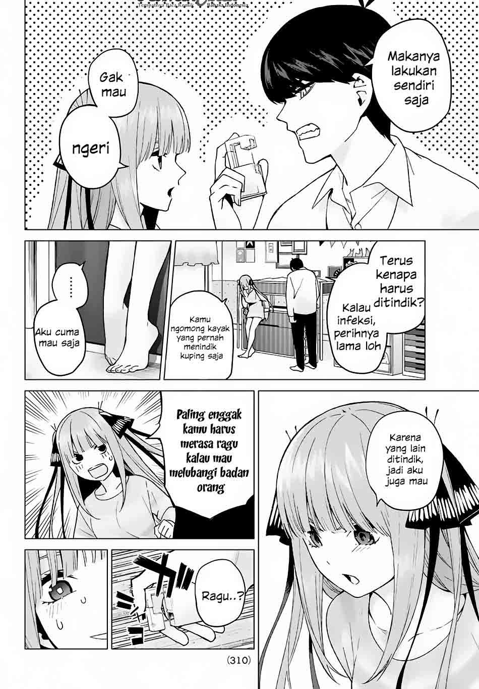 Go-toubun no Hanayome Chapter 14 - halaman 11