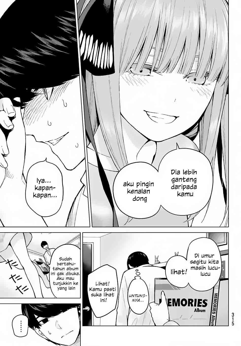 Go-toubun no Hanayome Chapter 14 - halaman 16