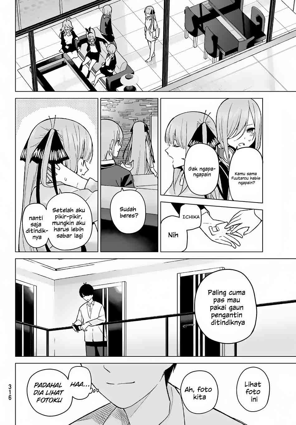 Go-toubun no Hanayome Chapter 14 - halaman 17