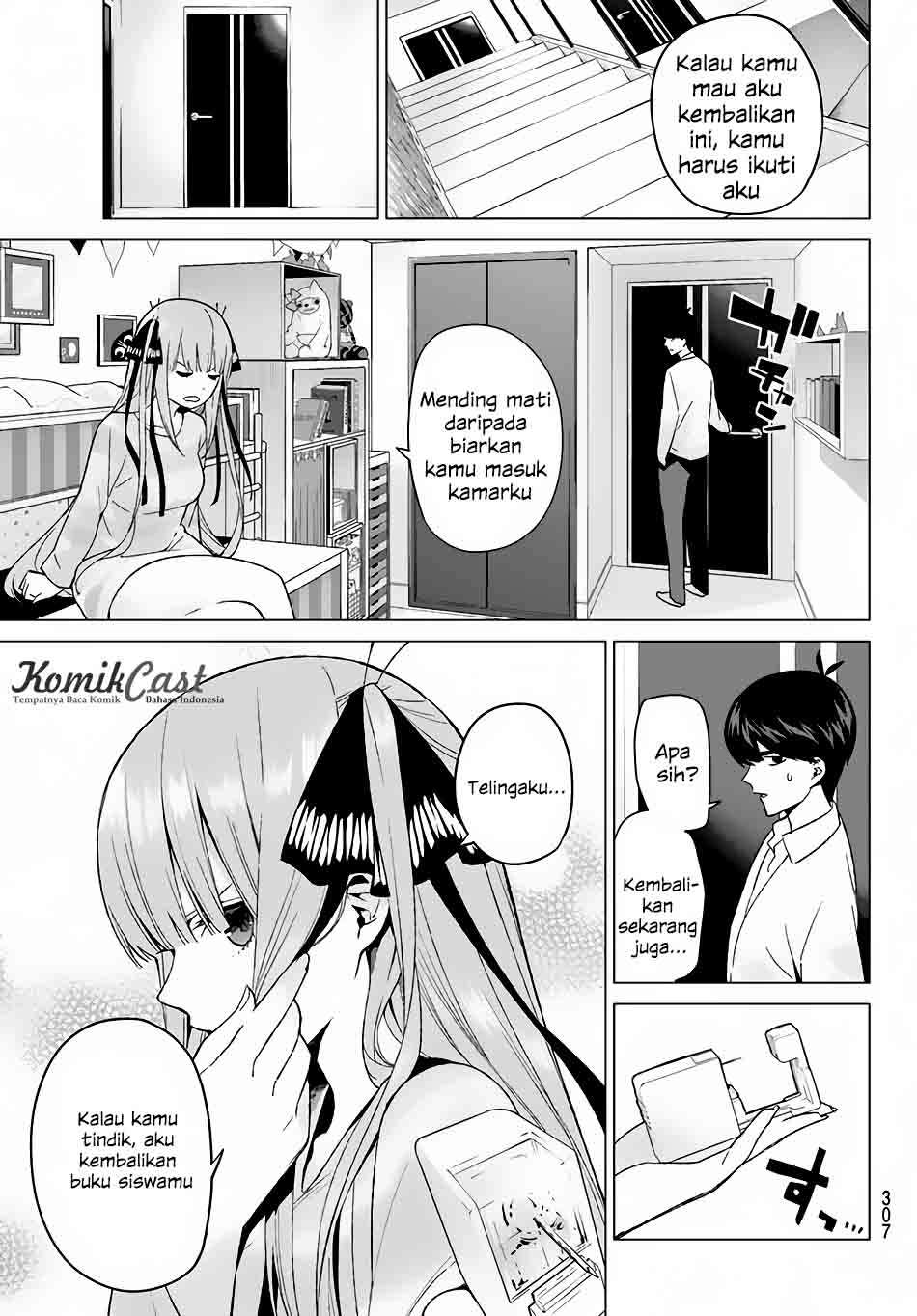 Go-toubun no Hanayome Chapter 14 - halaman 8