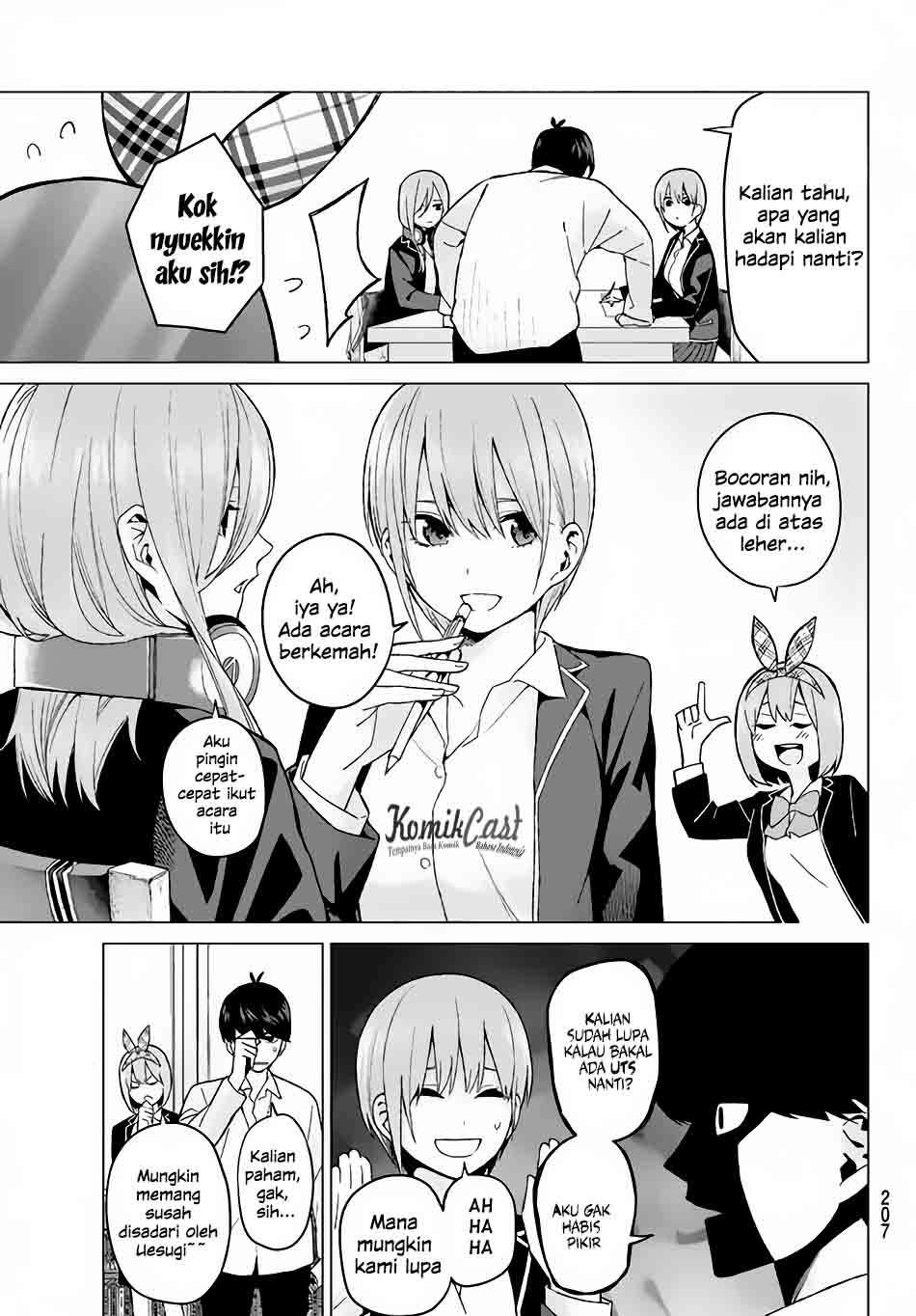 Go-toubun no Hanayome Chapter 15 - halaman 12