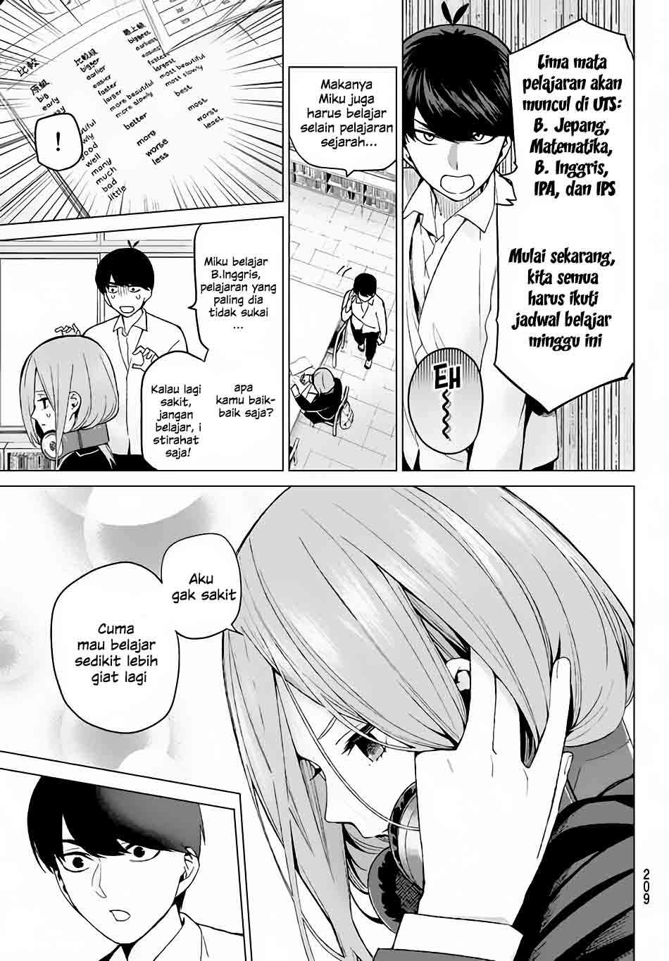 Go-toubun no Hanayome Chapter 15 - halaman 14