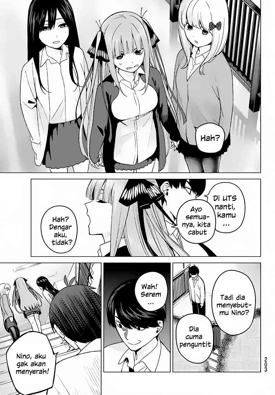 Go-toubun no Hanayome Chapter 15 - halaman 8