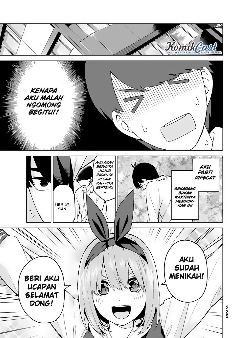 Go-toubun no Hanayome Chapter 16 - halaman 10