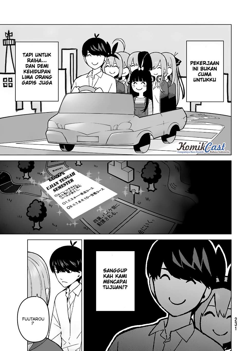 Go-toubun no Hanayome Chapter 16 - halaman 12