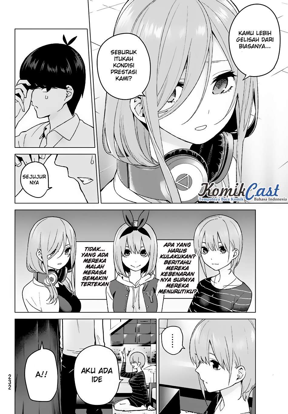 Go-toubun no Hanayome Chapter 16 - halaman 13