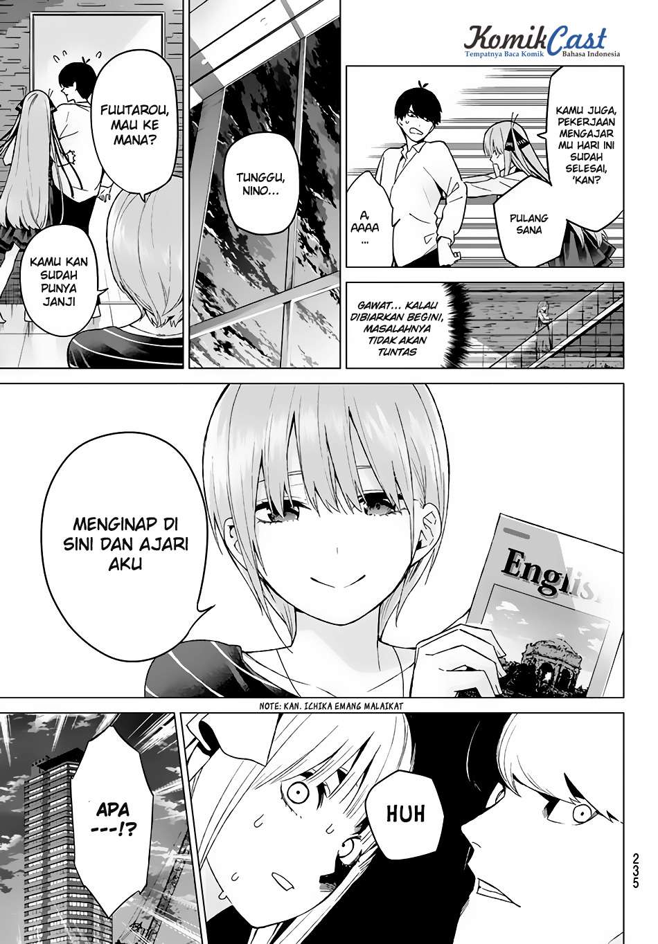 Go-toubun no Hanayome Chapter 16 - halaman 16