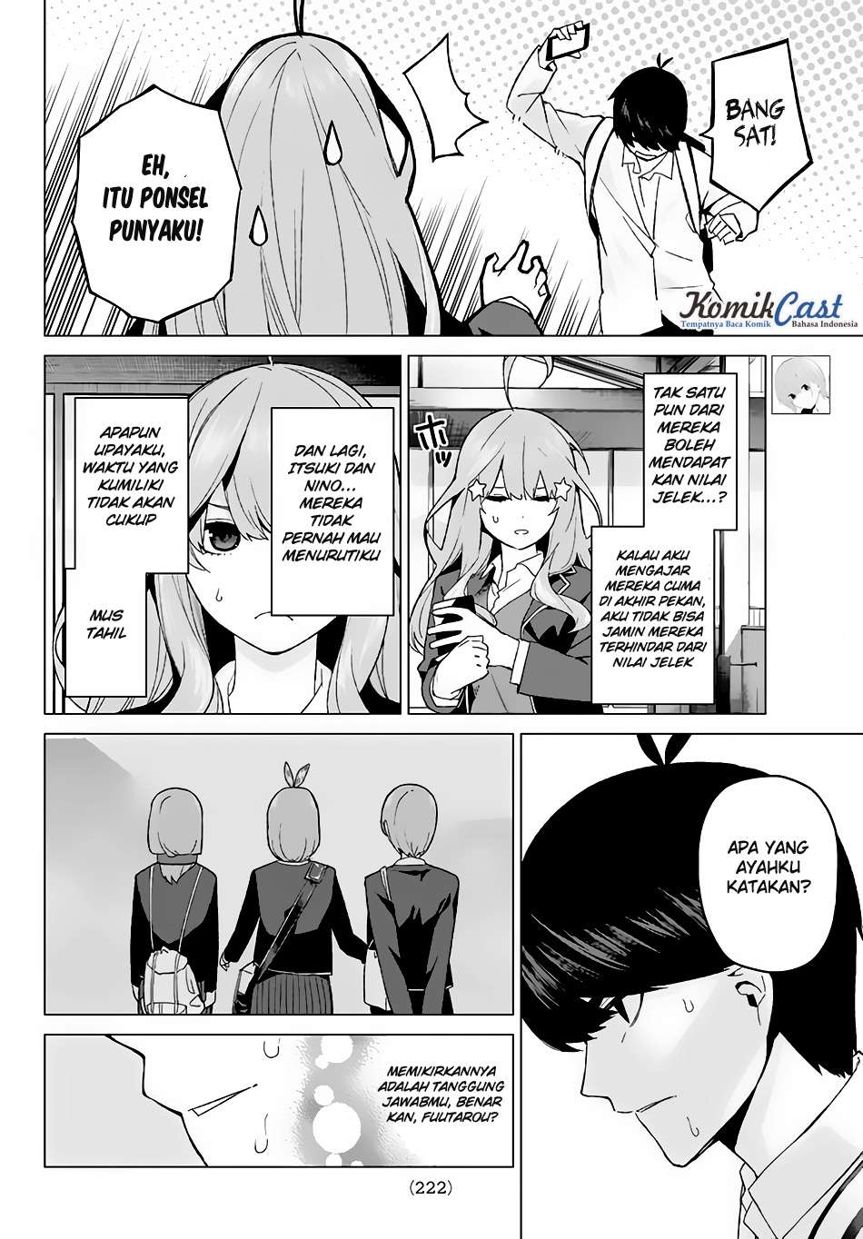 Go-toubun no Hanayome Chapter 16 - halaman 3