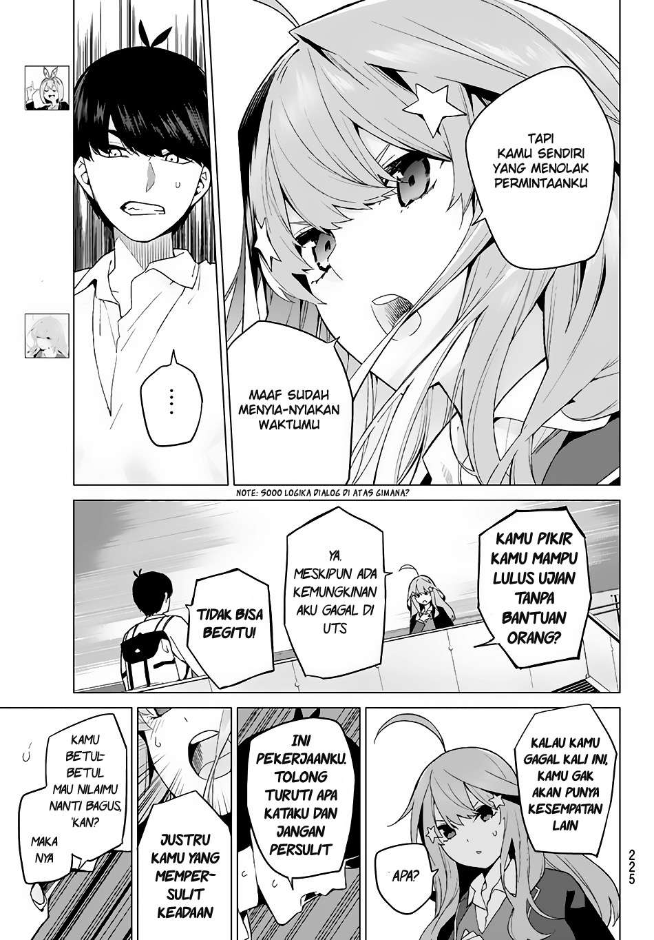 Go-toubun no Hanayome Chapter 16 - halaman 6