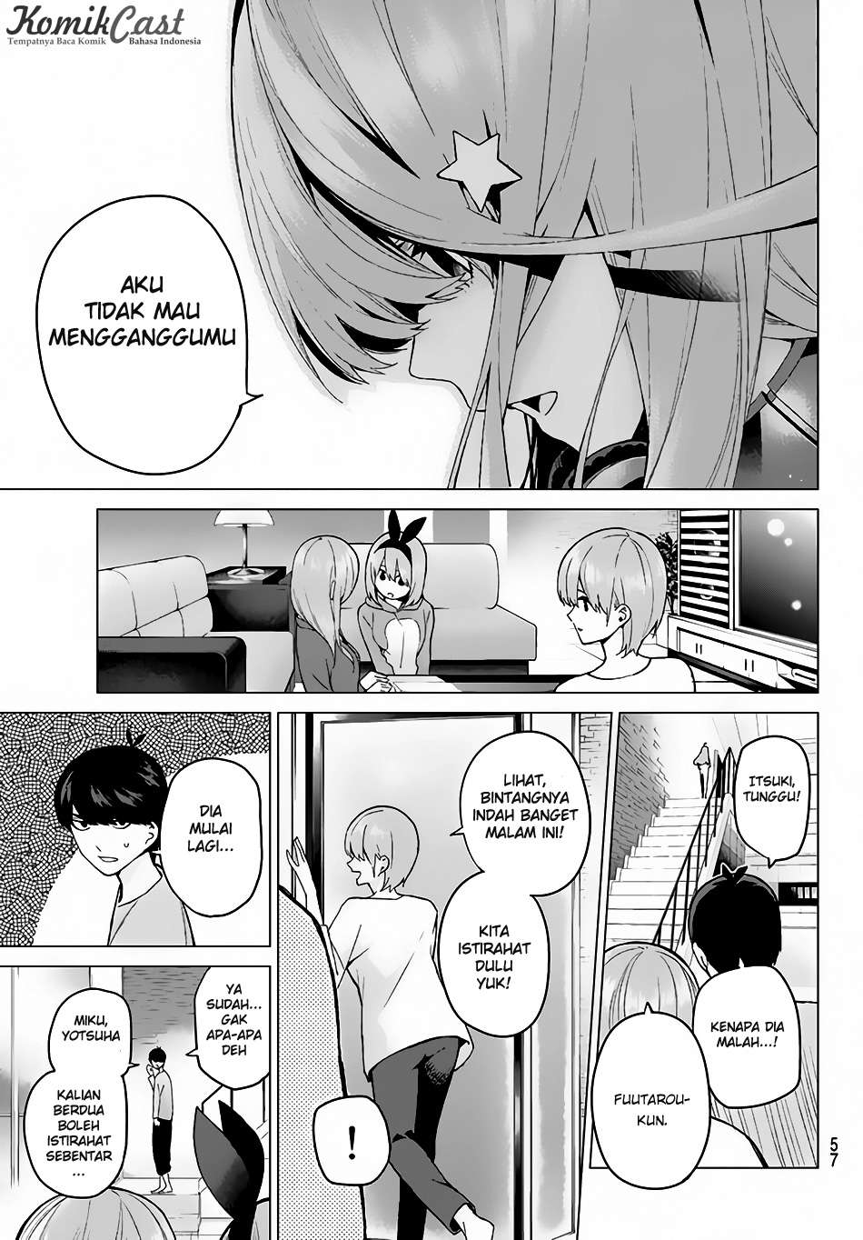 Go-toubun no Hanayome Chapter 17 - halaman 12