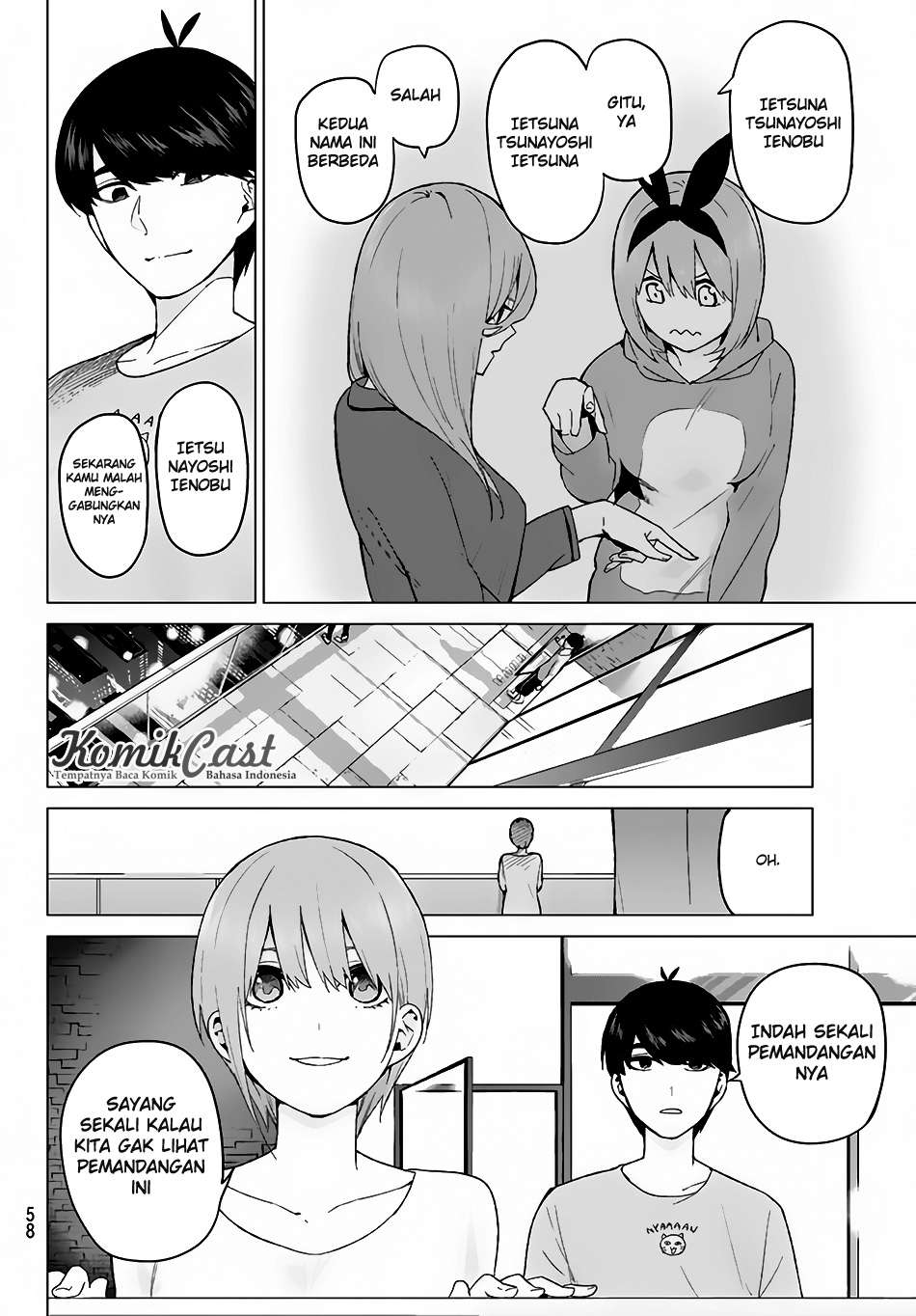 Go-toubun no Hanayome Chapter 17 - halaman 13