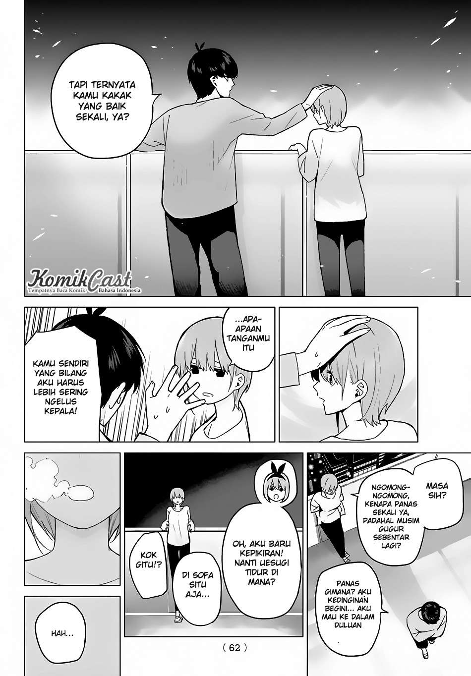 Go-toubun no Hanayome Chapter 17 - halaman 17