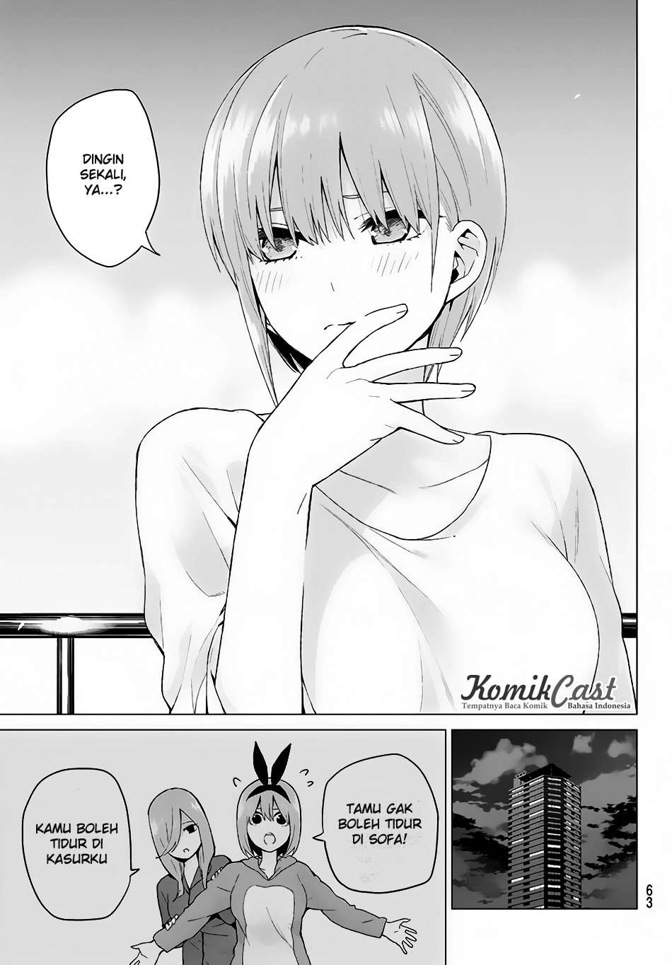 Go-toubun no Hanayome Chapter 17 - halaman 18