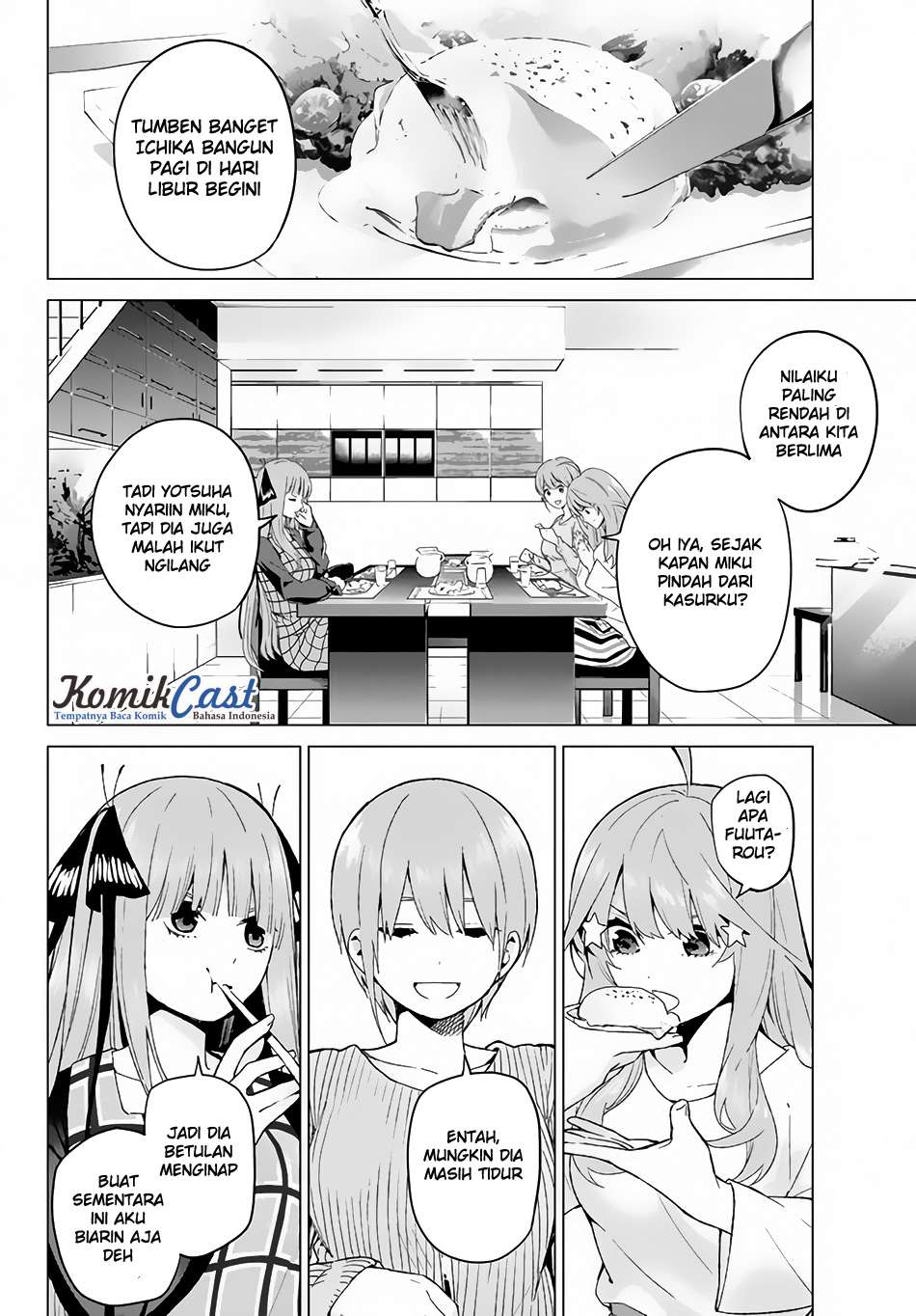 Go-toubun no Hanayome Chapter 18 - halaman 4