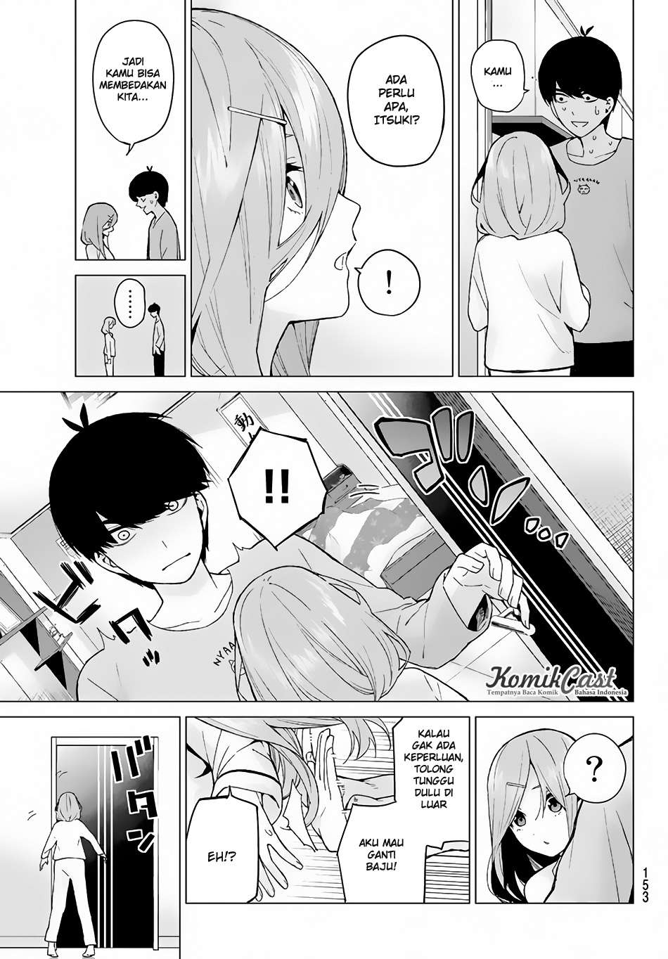 Go-toubun no Hanayome Chapter 18 - halaman 9