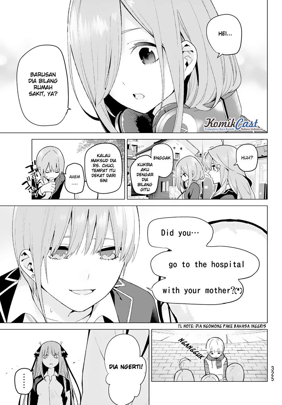 Go-toubun no Hanayome Chapter 19 - halaman 12