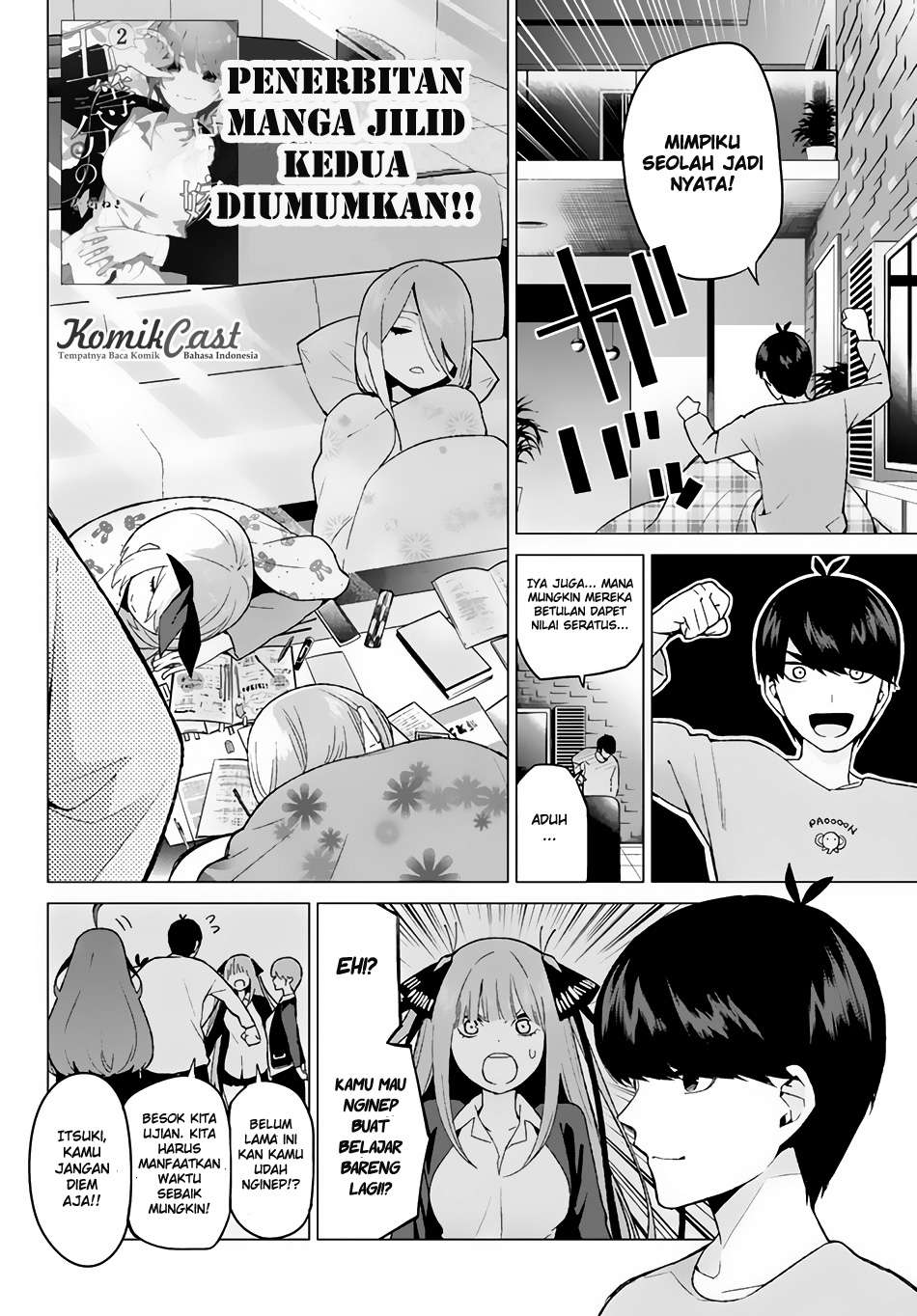 Go-toubun no Hanayome Chapter 19 - halaman 3