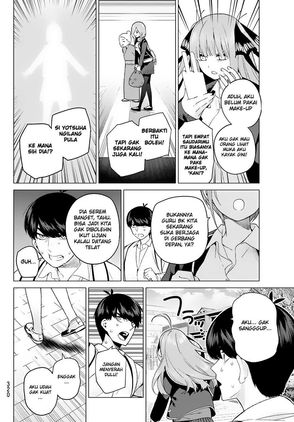 Go-toubun no Hanayome Chapter 19 - halaman 7