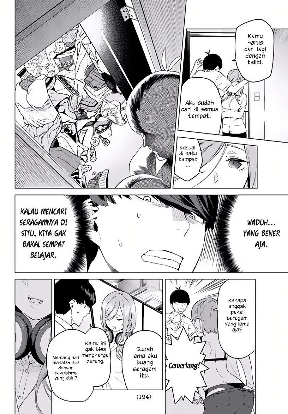 Go-toubun no Hanayome Chapter 2 - halaman 17