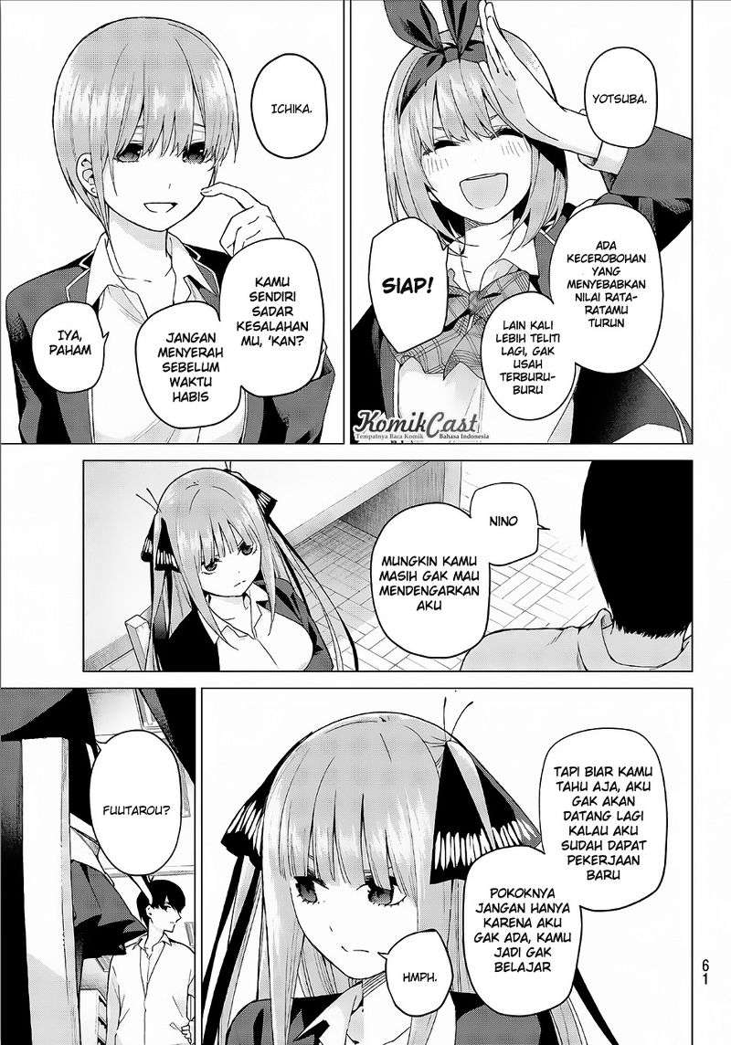 Go-toubun no Hanayome Chapter 20 - halaman 10