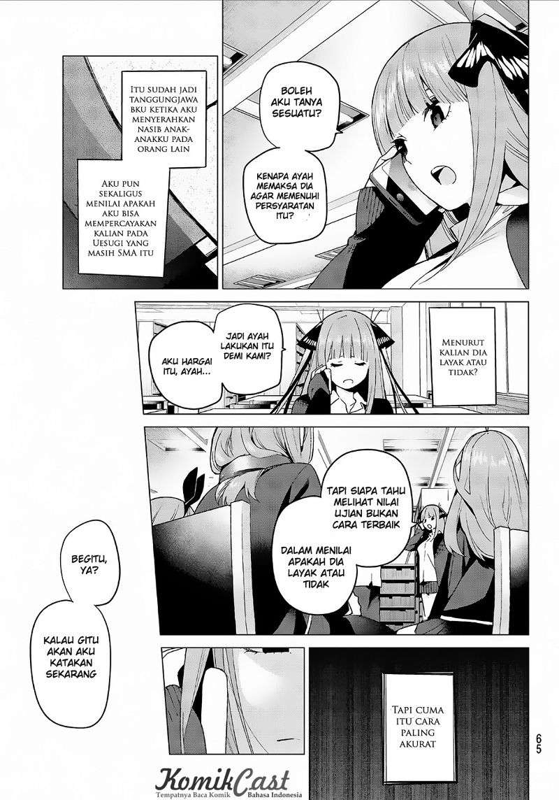 Go-toubun no Hanayome Chapter 20 - halaman 14