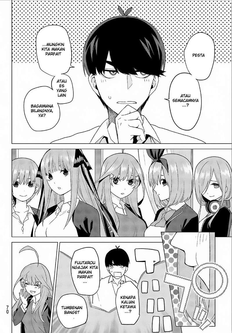 Go-toubun no Hanayome Chapter 20 - halaman 18