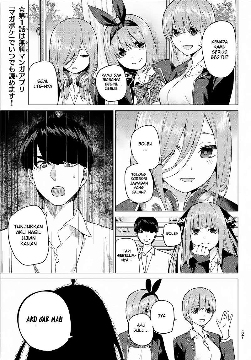 Go-toubun no Hanayome Chapter 20 - halaman 6