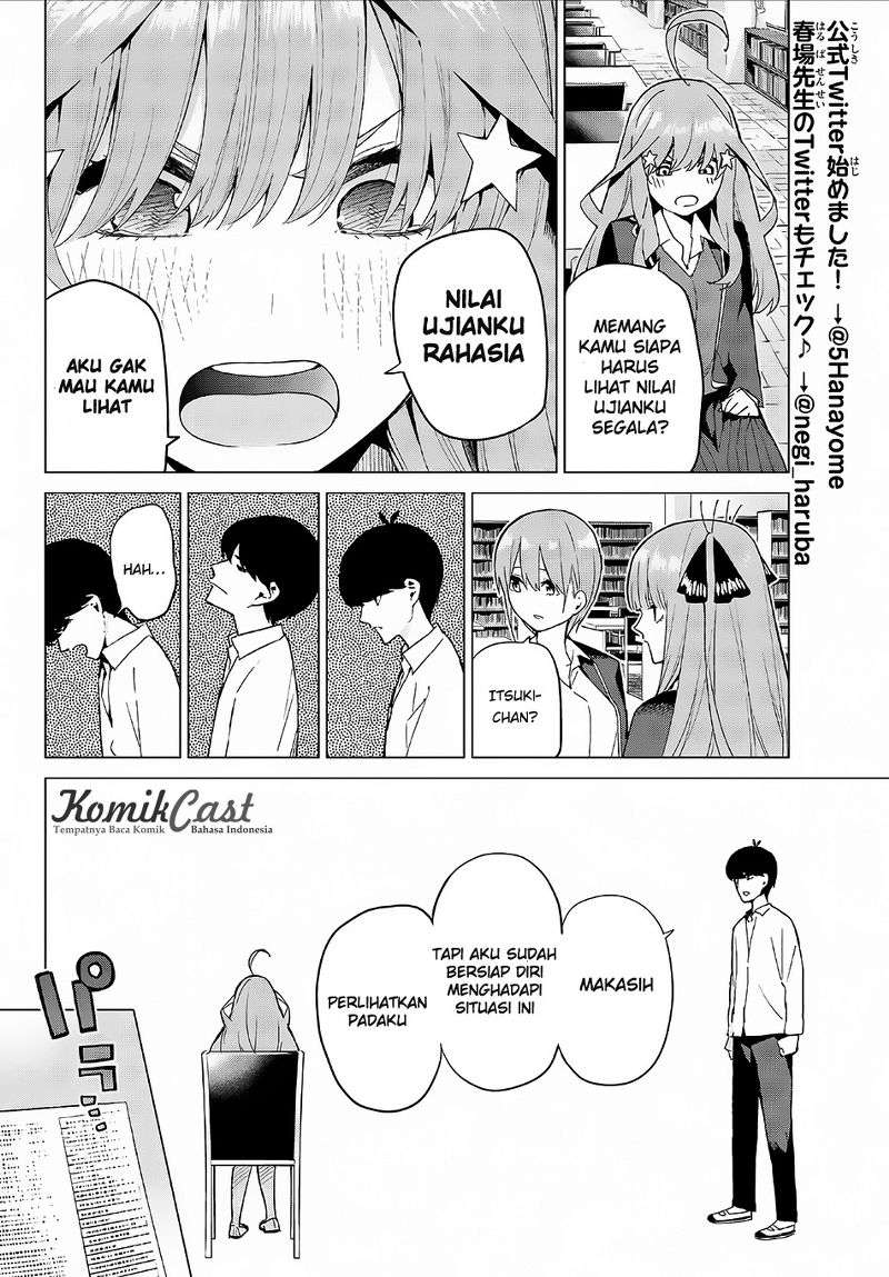 Go-toubun no Hanayome Chapter 20 - halaman 7