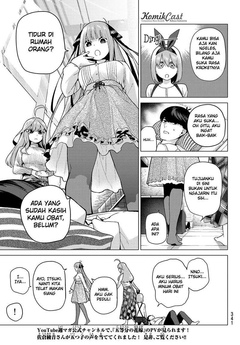 Go-toubun no Hanayome Chapter 21 - halaman 6