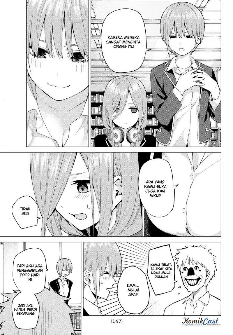 Go-toubun no Hanayome Chapter 22 - halaman 8