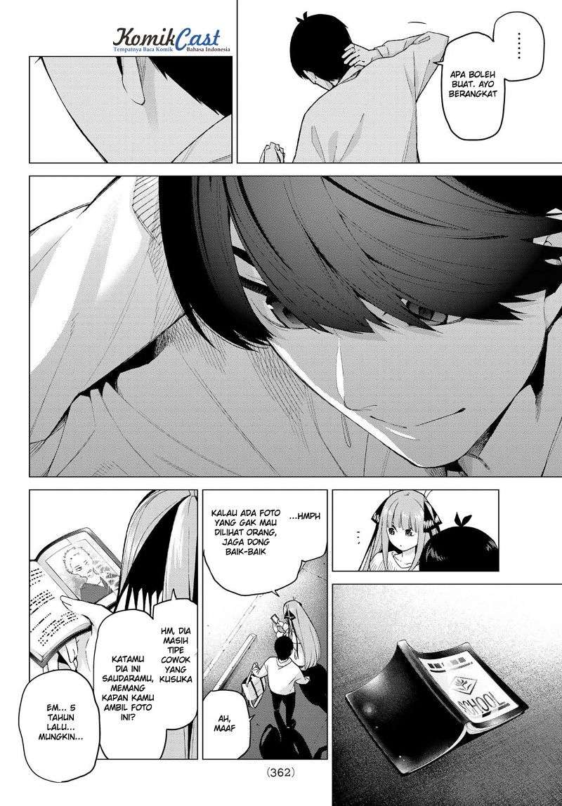 Go-toubun no Hanayome Chapter 23 - halaman 16