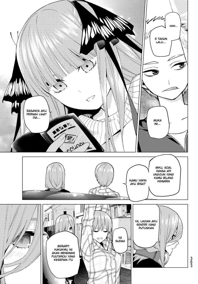Go-toubun no Hanayome Chapter 23 - halaman 17