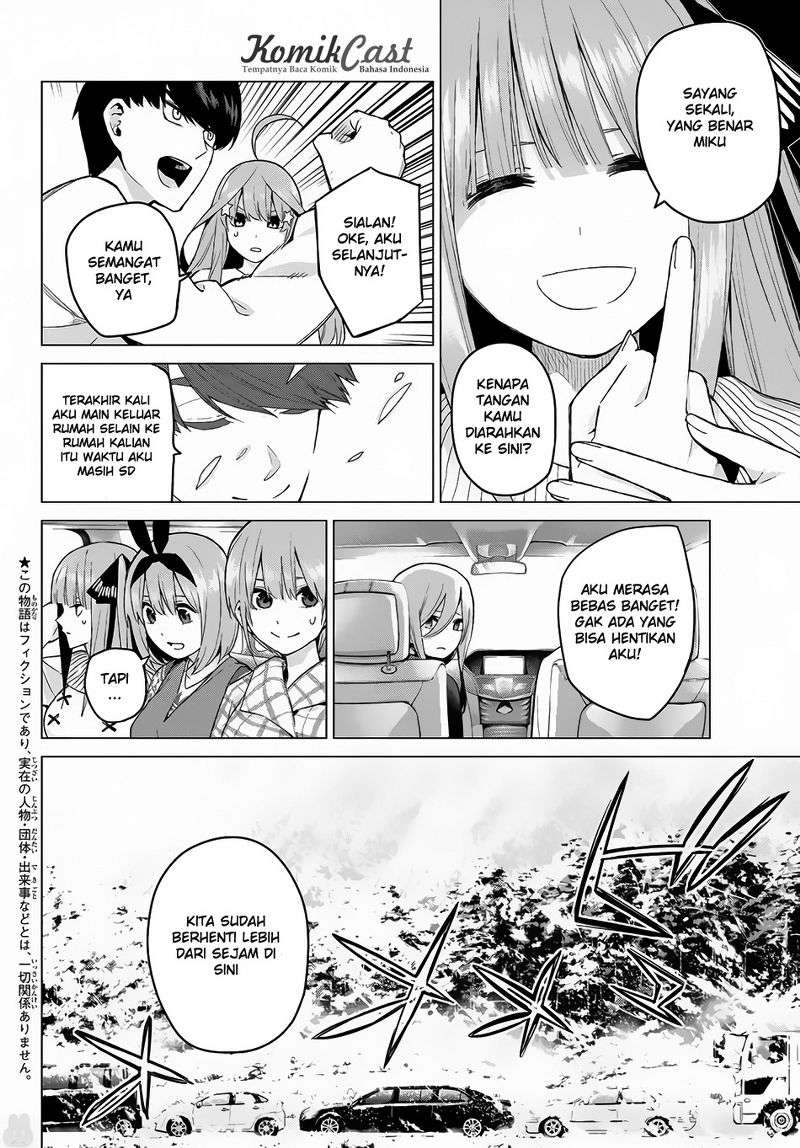 Go-toubun no Hanayome Chapter 24 - halaman 3
