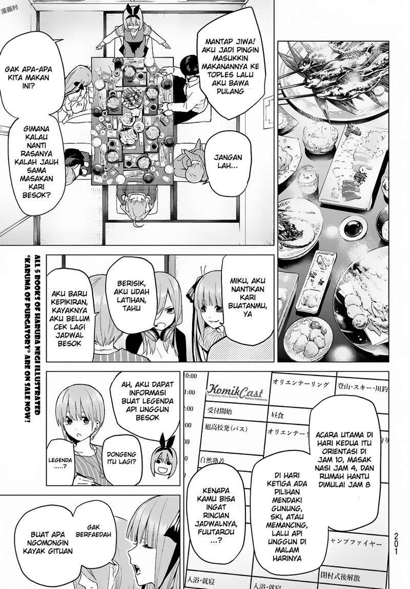 Go-toubun no Hanayome Chapter 24 - halaman 8