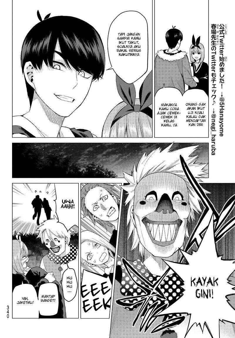 Go-toubun no Hanayome Chapter 25 - halaman 9