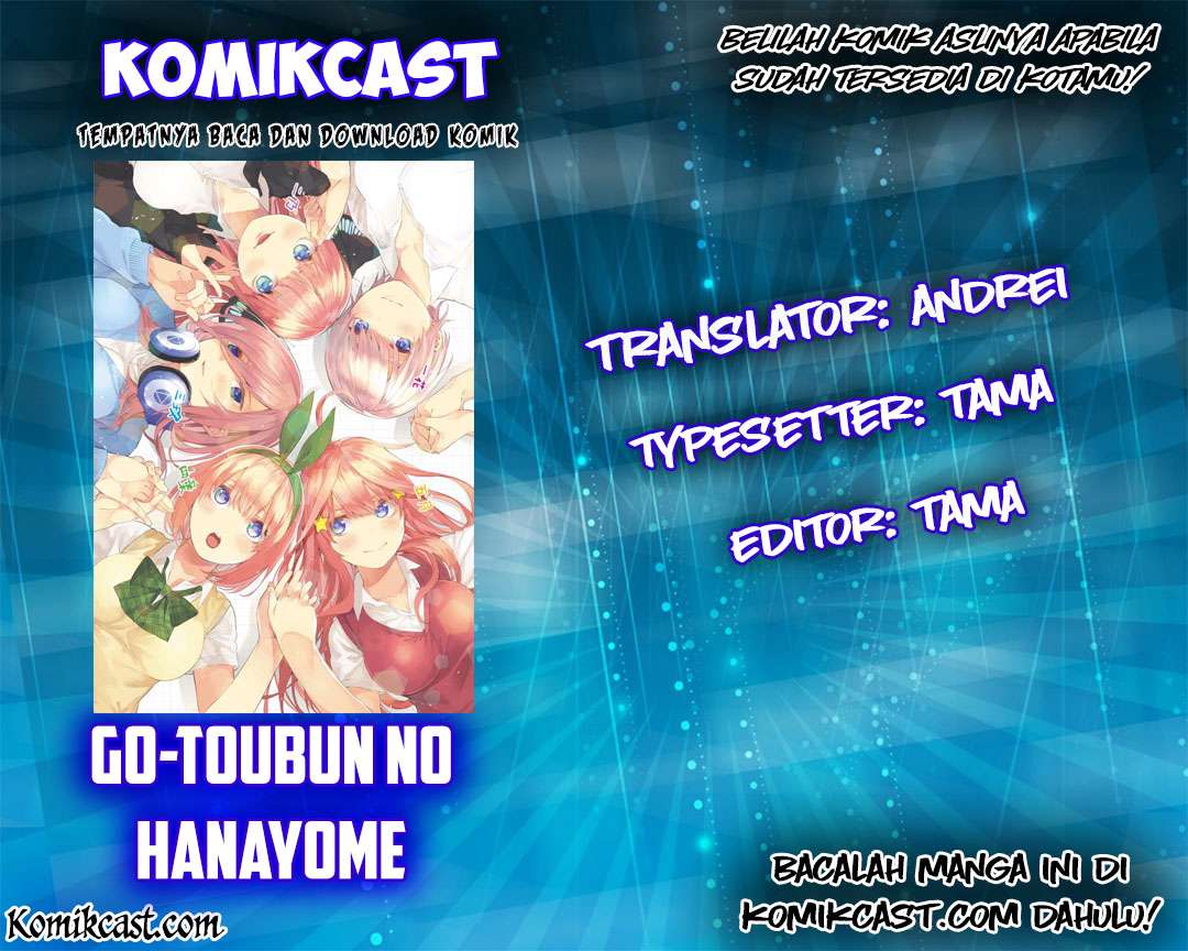 Go-toubun no Hanayome Chapter 27 - halaman 1