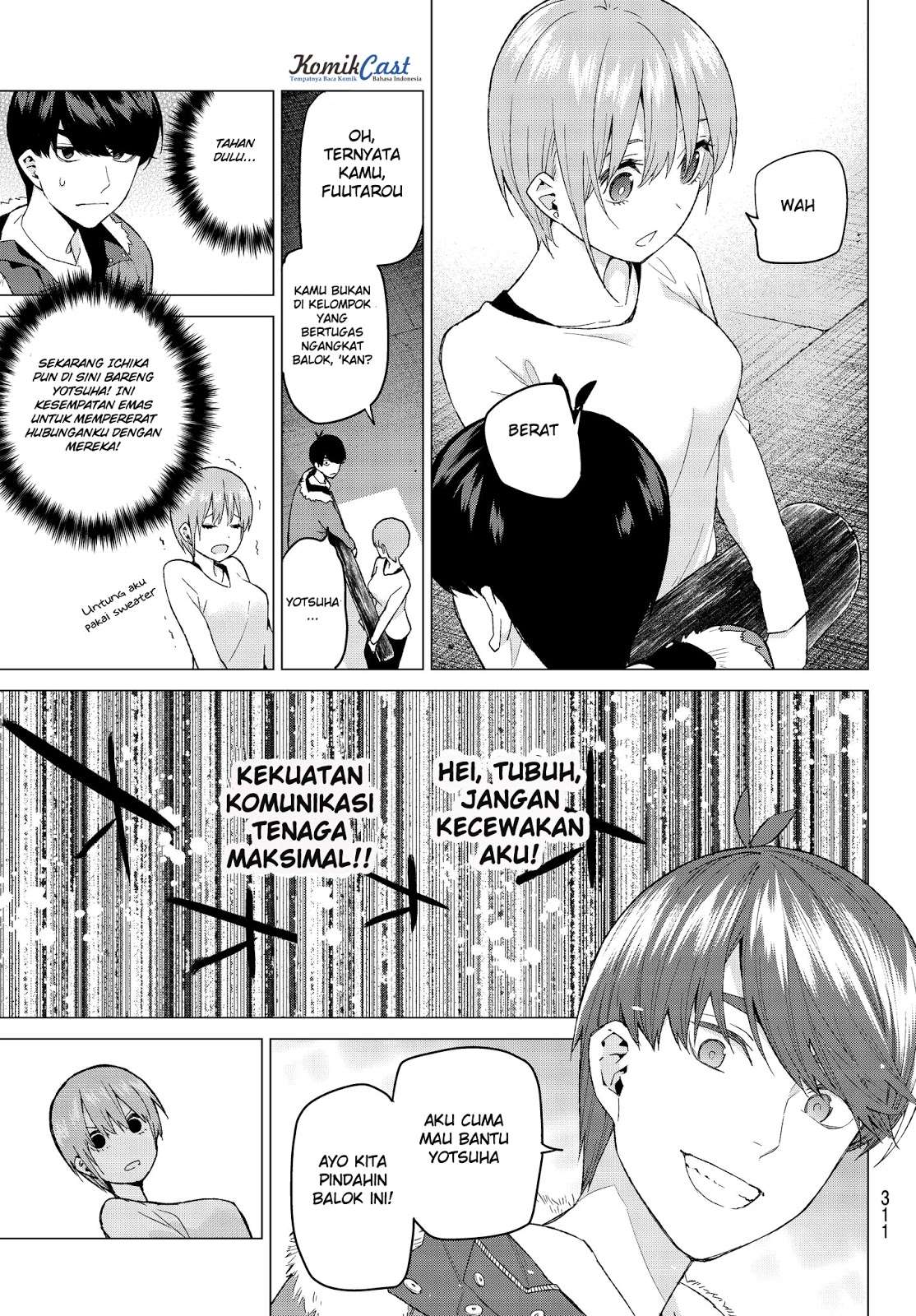 Go-toubun no Hanayome Chapter 27 - halaman 10