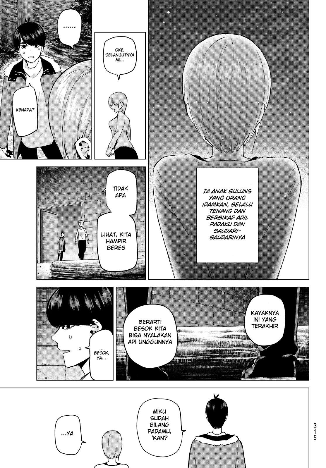 Go-toubun no Hanayome Chapter 27 - halaman 14