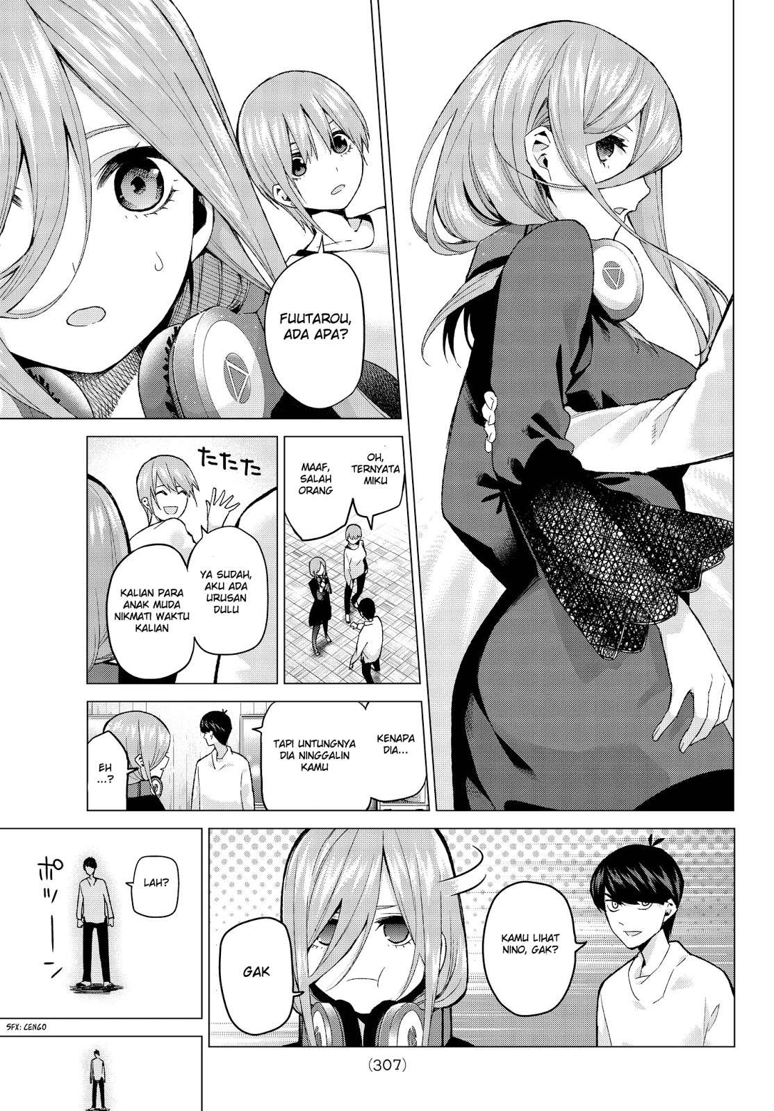 Go-toubun no Hanayome Chapter 27 - halaman 6