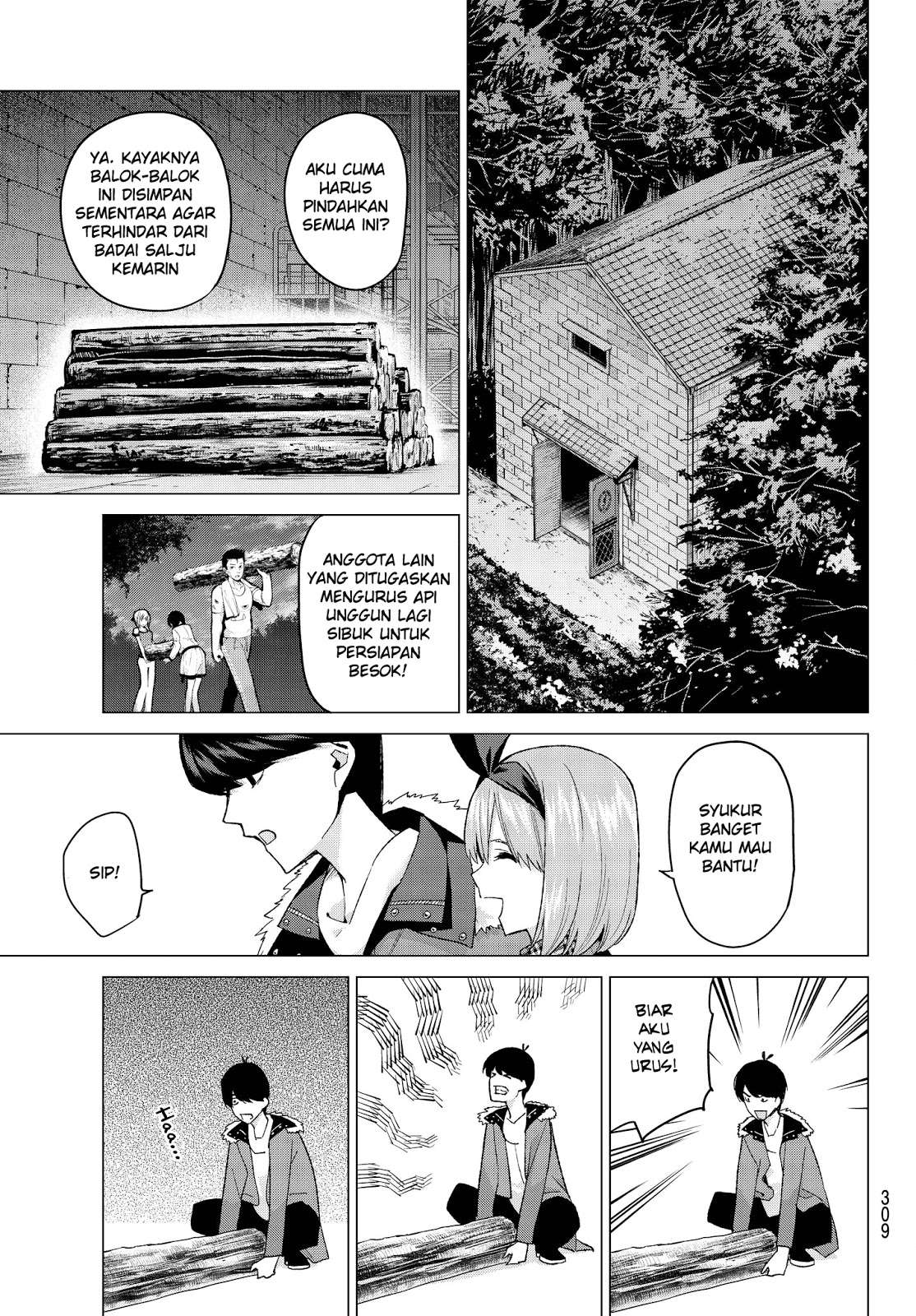 Go-toubun no Hanayome Chapter 27 - halaman 8