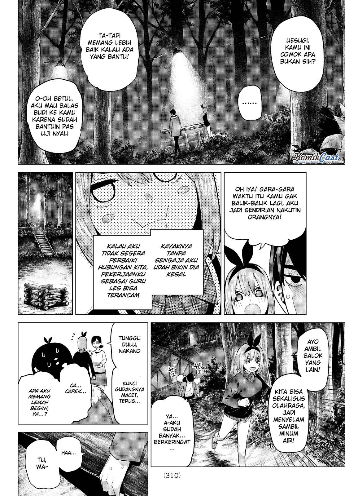 Go-toubun no Hanayome Chapter 27 - halaman 9