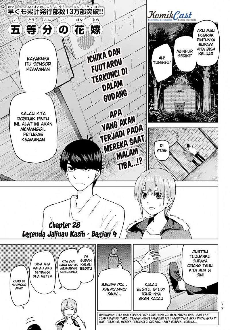 Go-toubun no Hanayome Chapter 28 - halaman 2