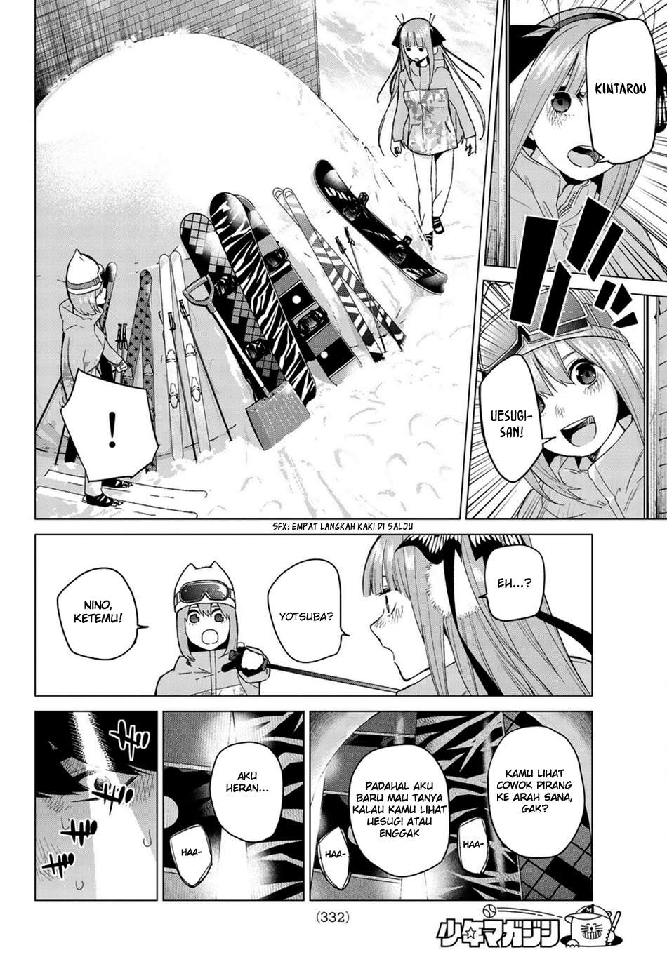 Go-toubun no Hanayome Chapter 29 - halaman 13