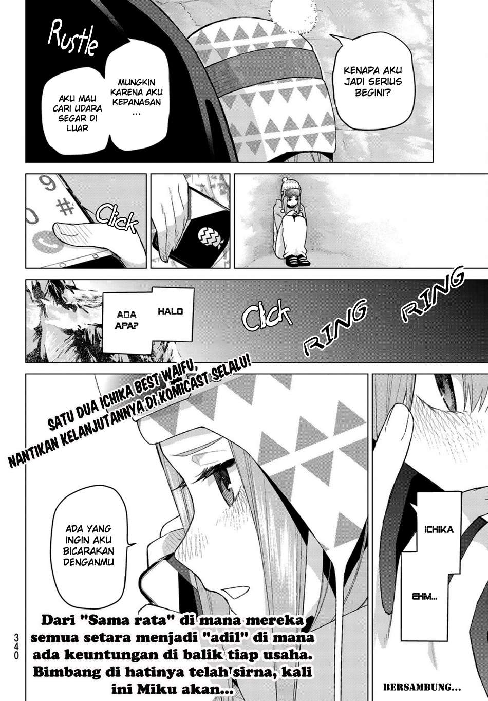 Go-toubun no Hanayome Chapter 29 - halaman 21