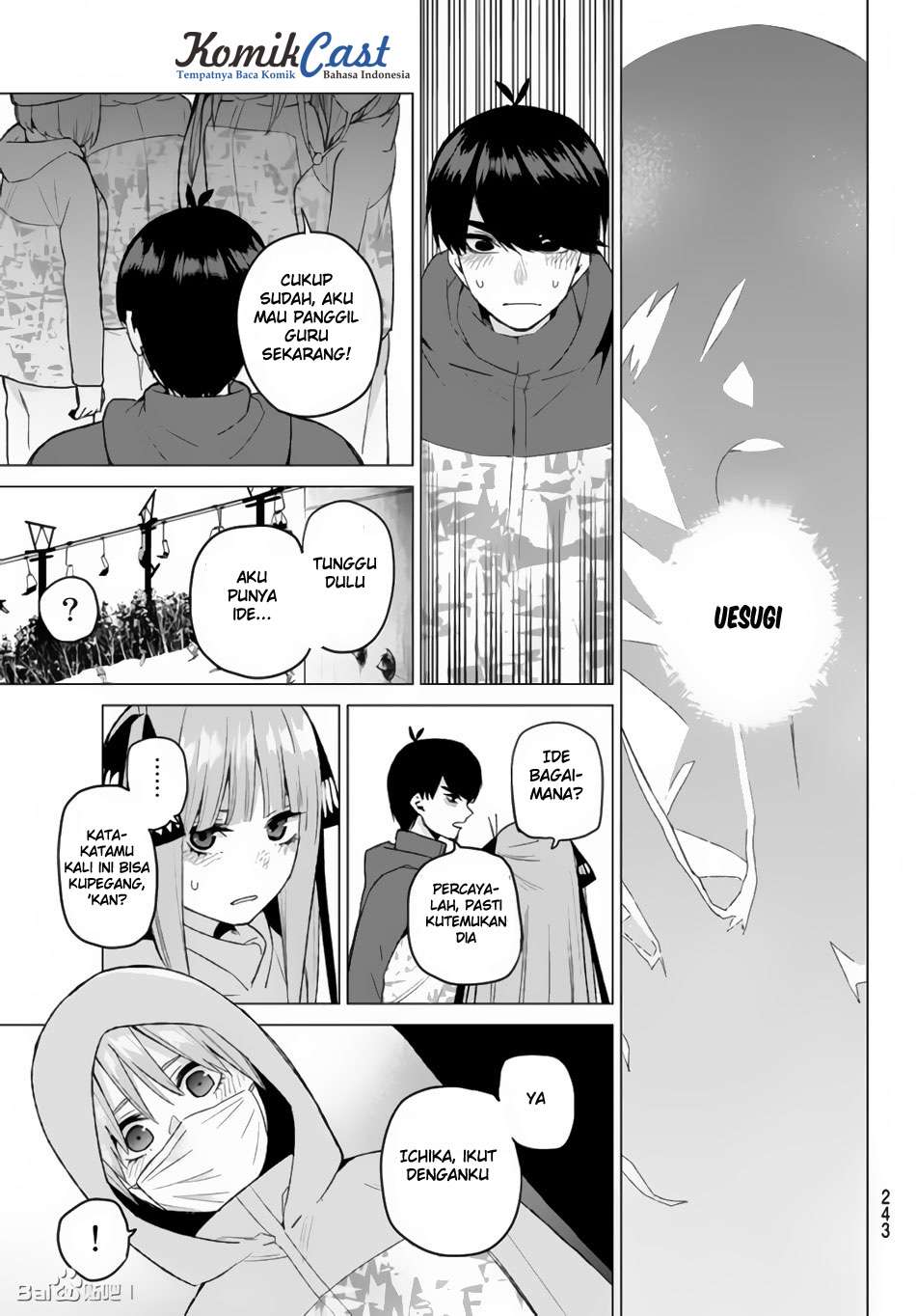 Go-toubun no Hanayome Chapter 30 - halaman 14