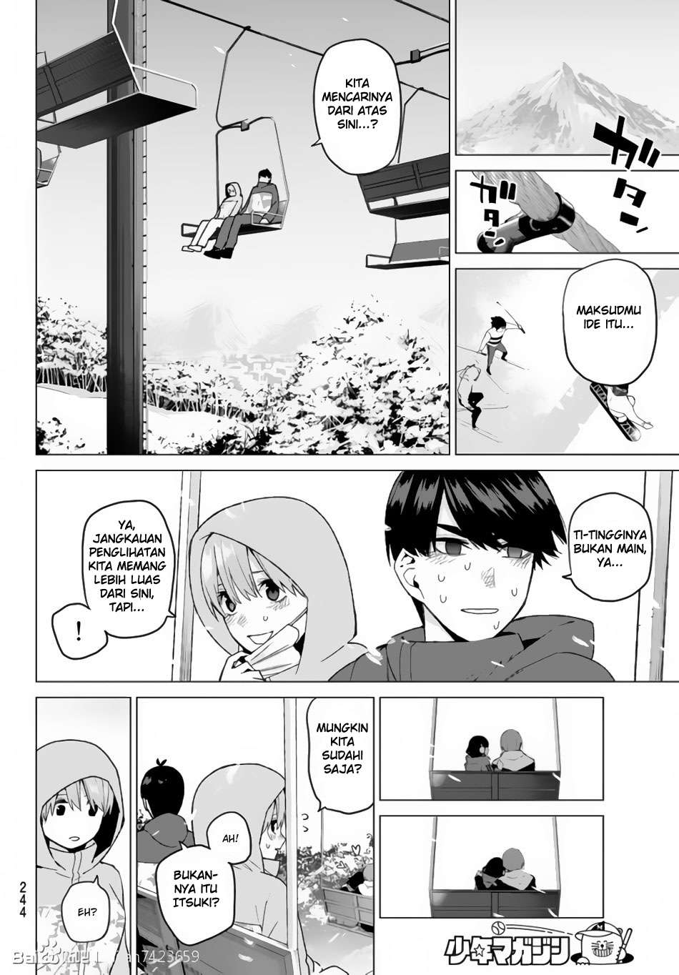 Go-toubun no Hanayome Chapter 30 - halaman 15