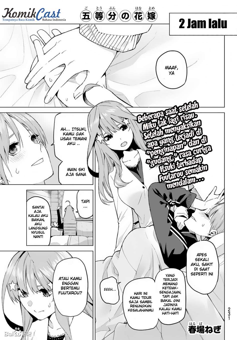 Go-toubun no Hanayome Chapter 30 - halaman 2