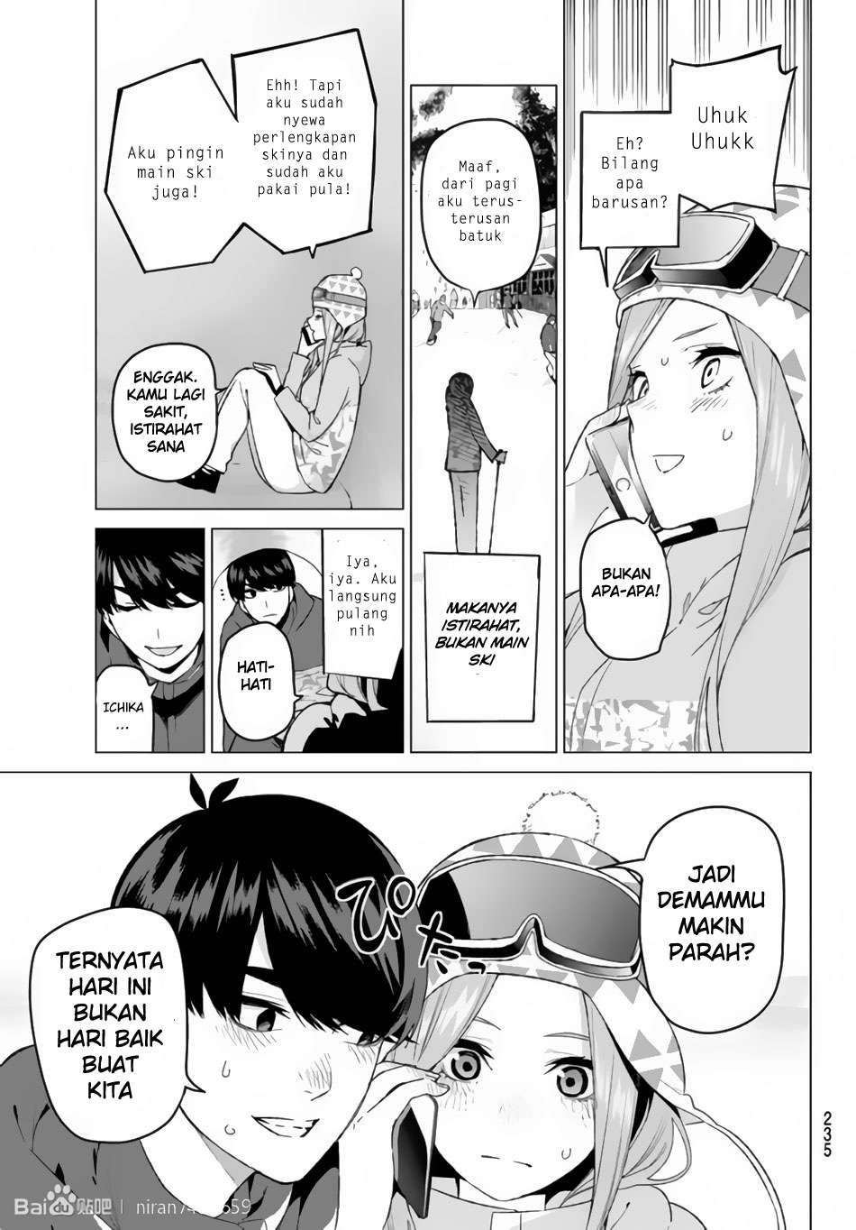 Go-toubun no Hanayome Chapter 30 - halaman 6
